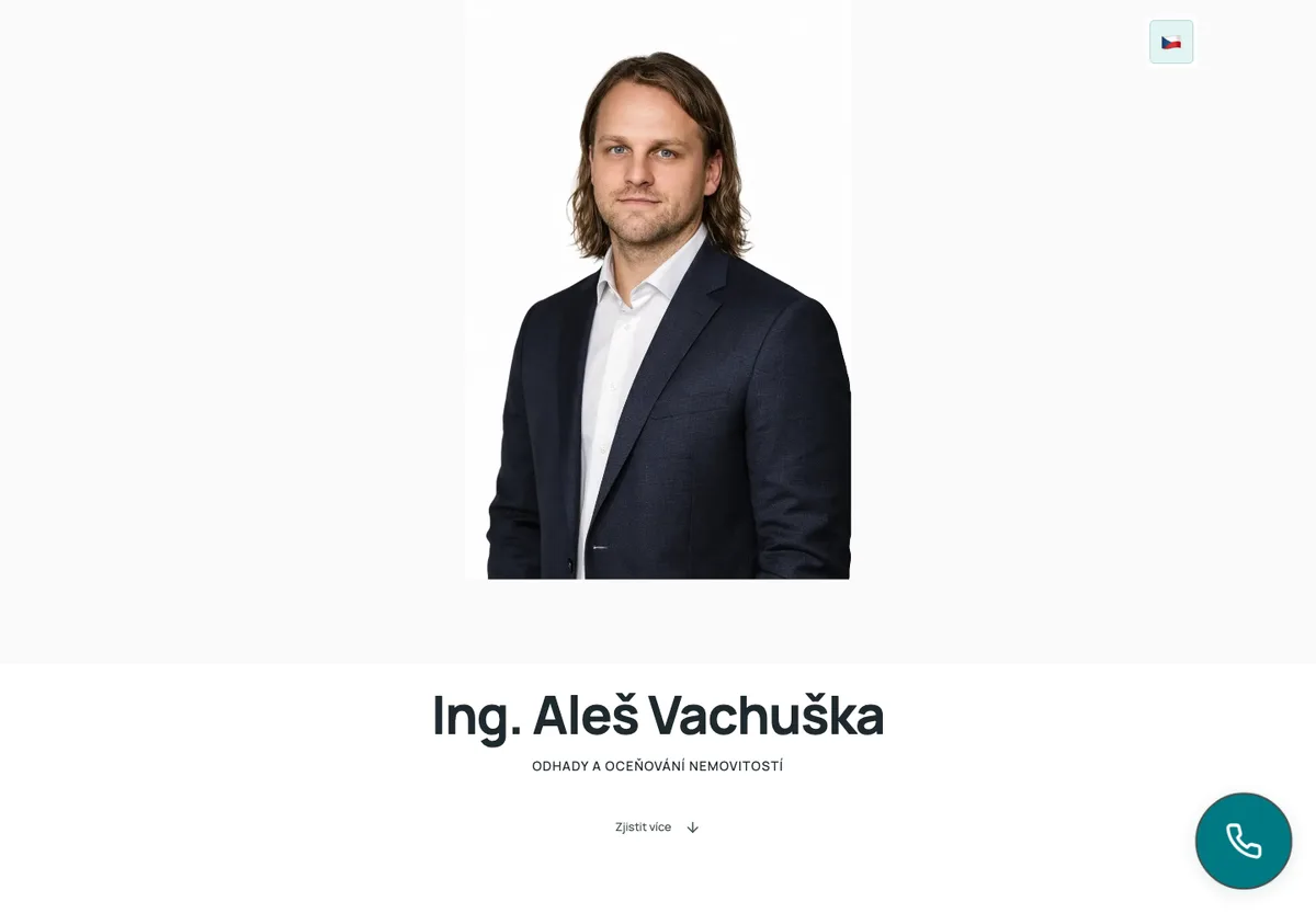Webové stránky Odhady Vachuška